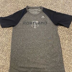 Adidas Heathered Gray T-Shirt